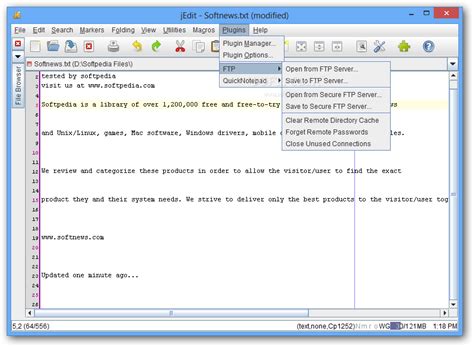 JEdit 5.7.0 Free Download